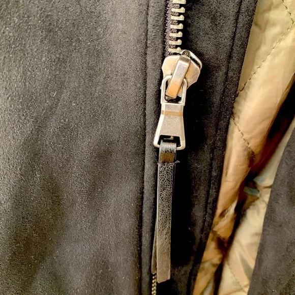 Robert Graham Faux Suede Varsity Jacket NWT - Picture 8 of 9